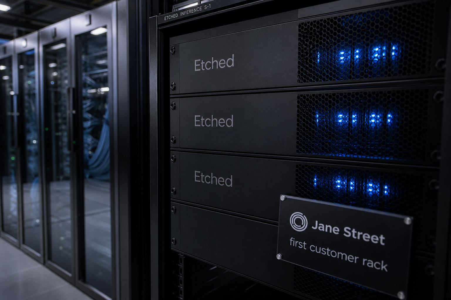 Etched Raises $700 Million at $21 Billion After Jane Street Rack