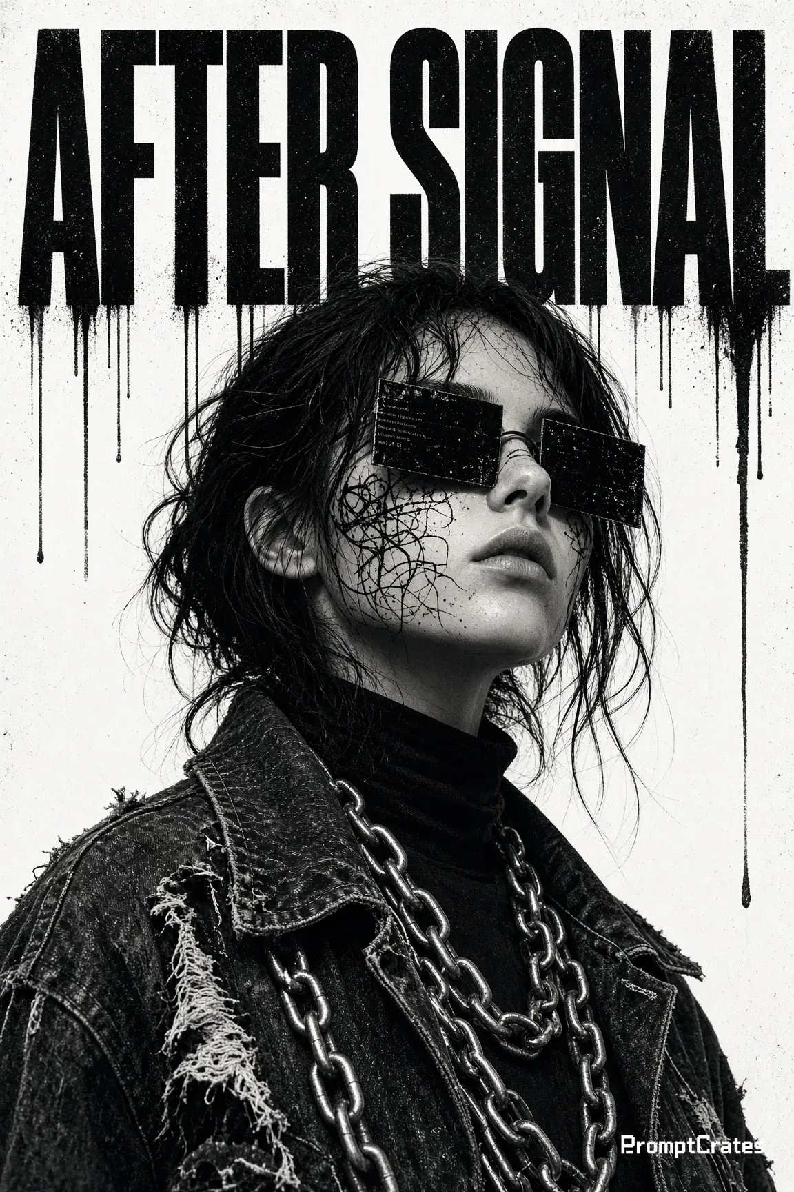 After Signal Denim Poster