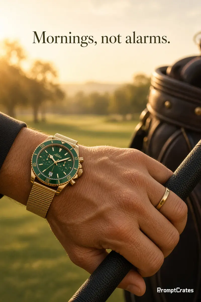 Alder Emerald Golf Watch