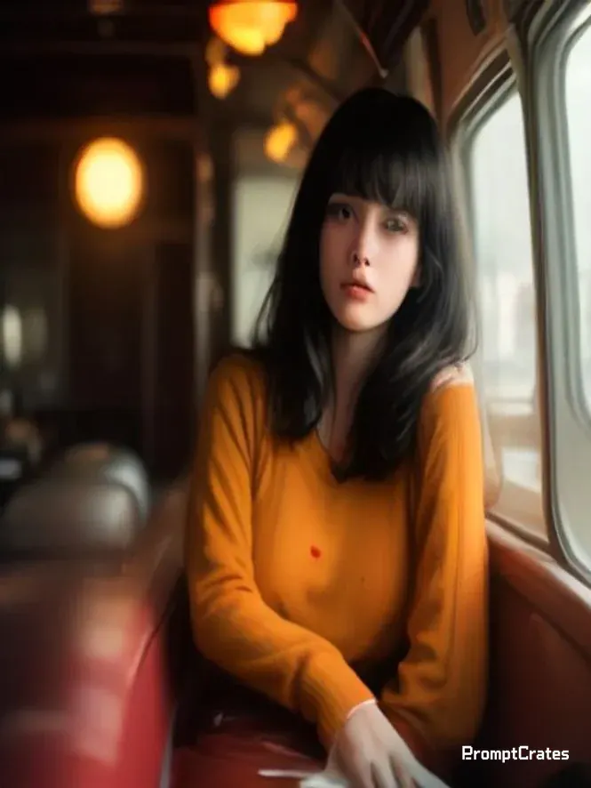 Bangs Diner Orange Knit