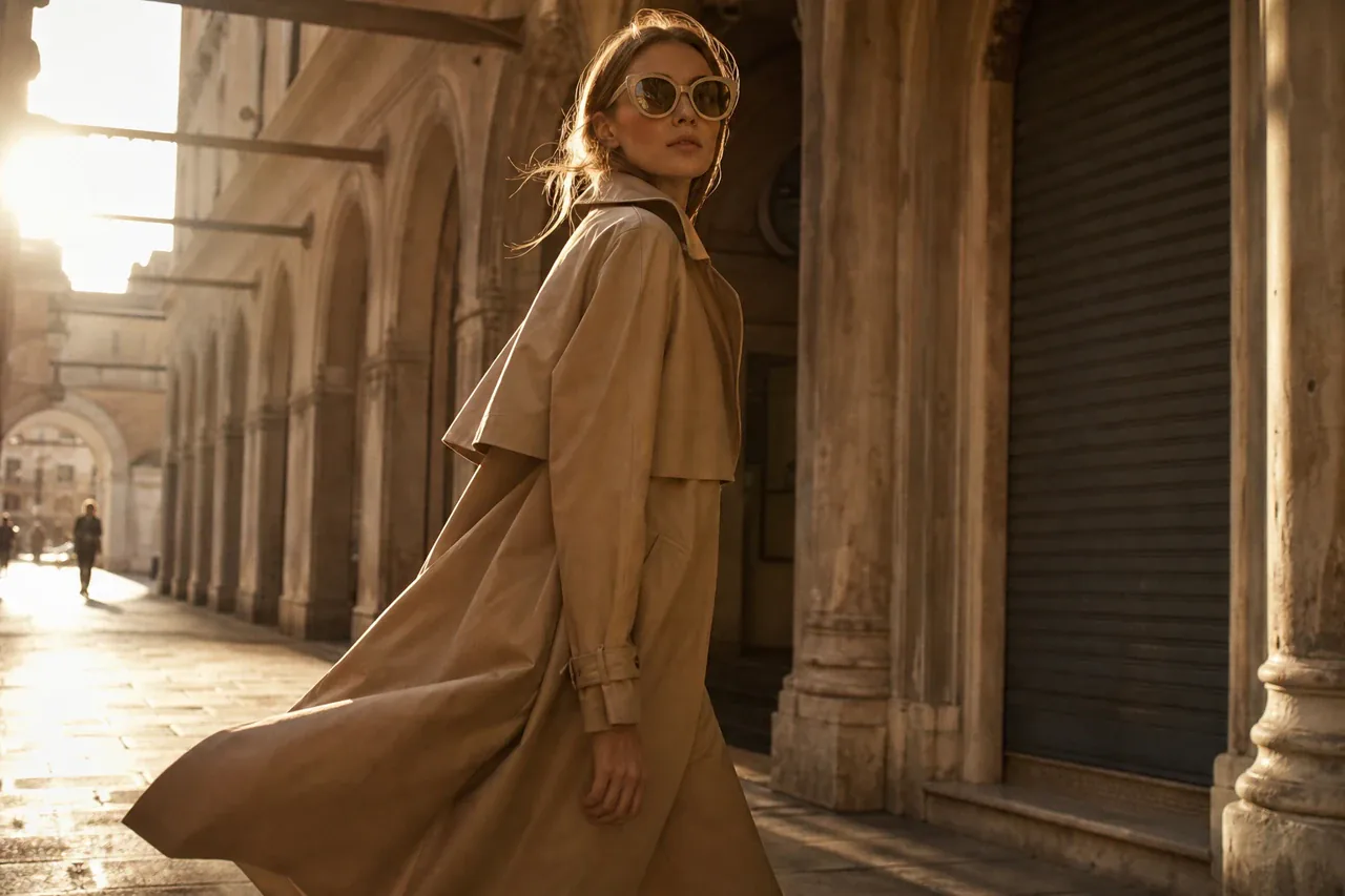 Beige Trench Lookbook Campaign