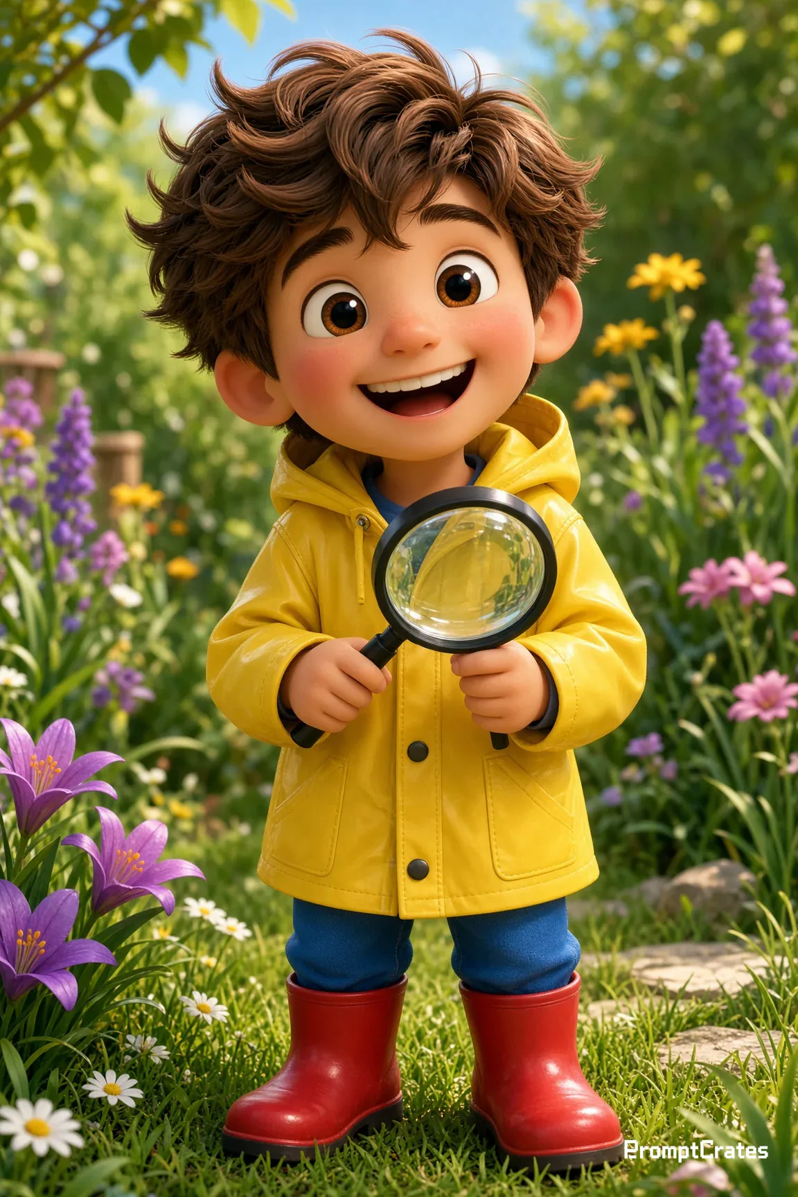 Bram Yellow Raincoat Garden