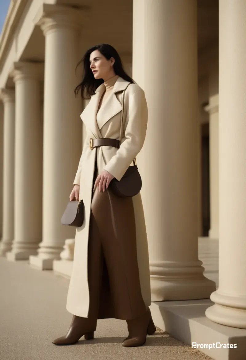 Calen Sculptural Leather Bag