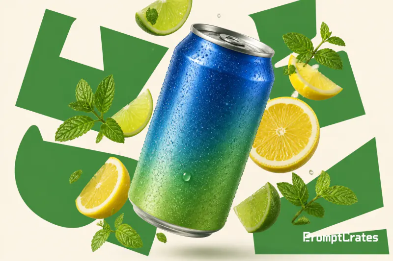 Citrus Mint Soda Poster