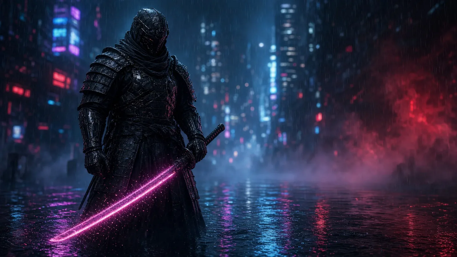 Cyberpunk Samurai Live Portrait
