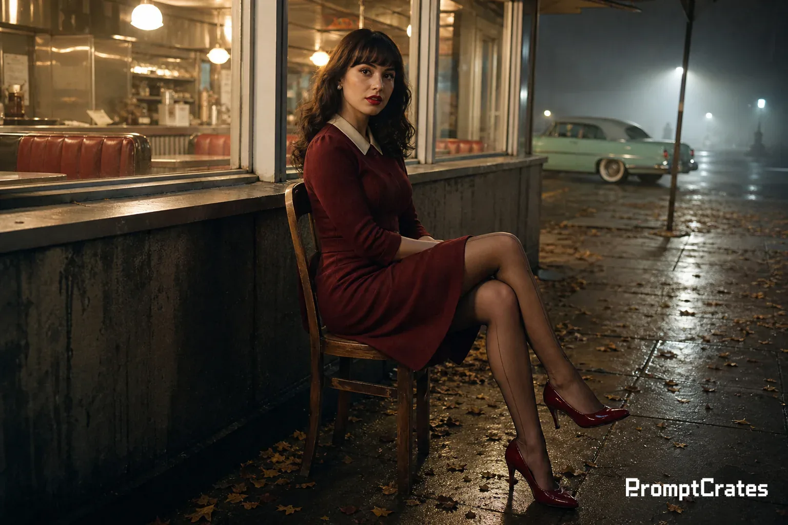 Diner Night Red Pumps