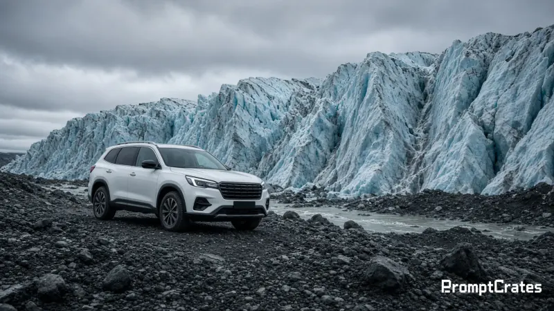 Esker Glacier White SUV
