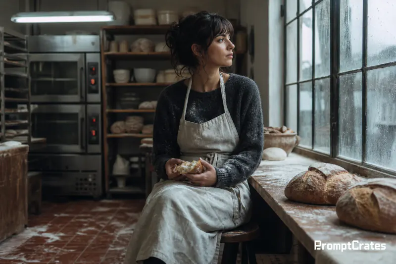 Flour Bakery Window Editorial