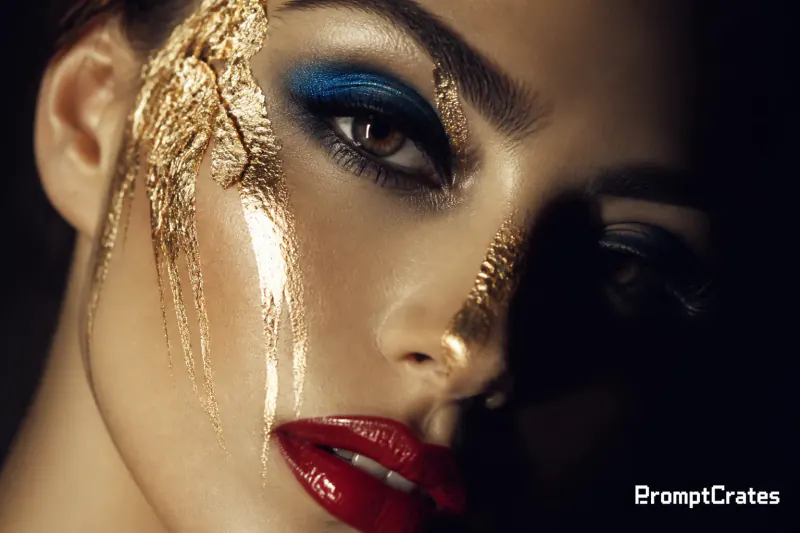 Gold Leaf Beauty Closeup
