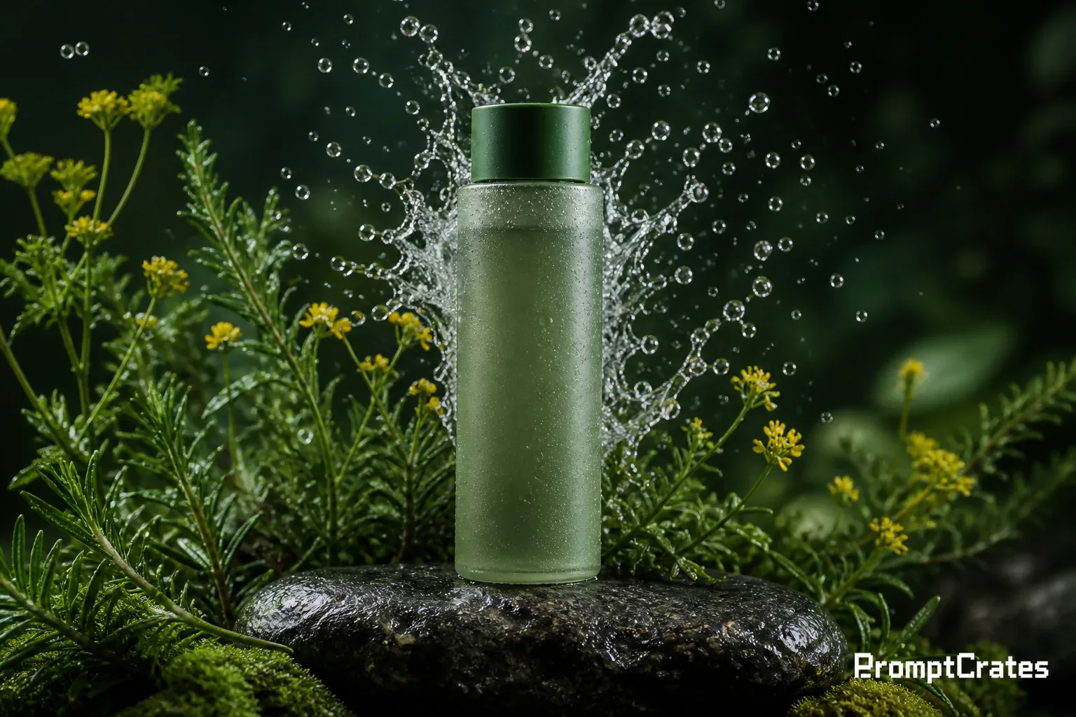 Green Shampoo Rosemary Splash