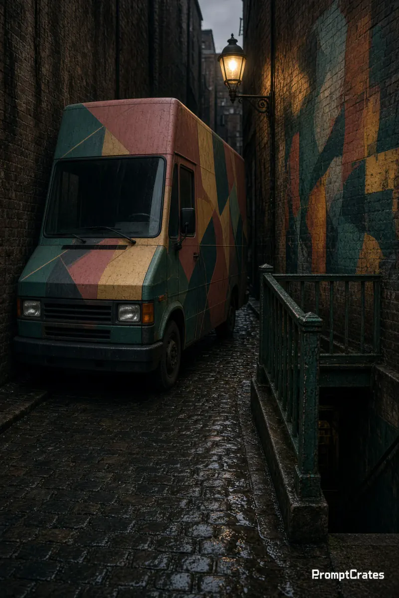 Kade Subway Graffiti Panel Van
