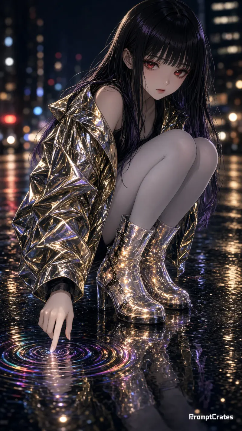 Kiri Glass Boots Puddle