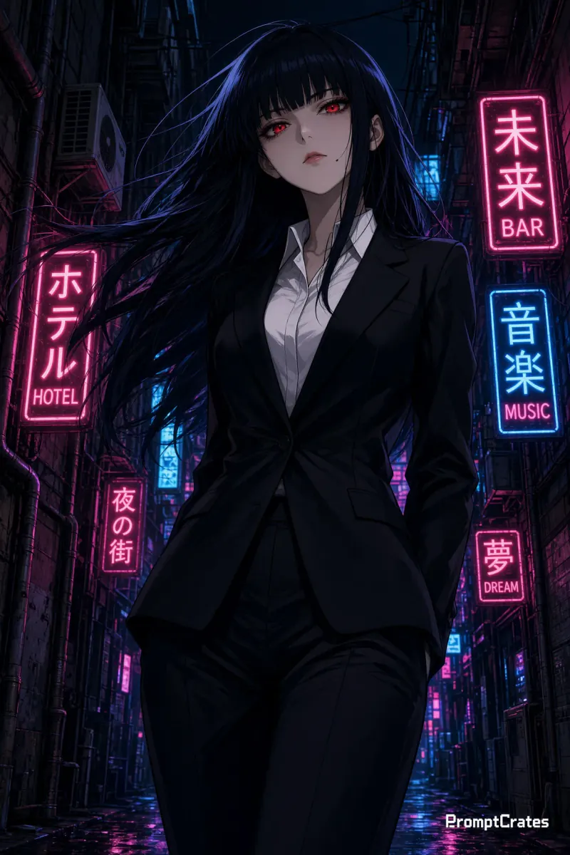 Kiri Neon Suit Alley