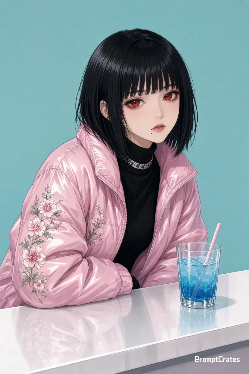 Kiri Pink Puffer Editorial