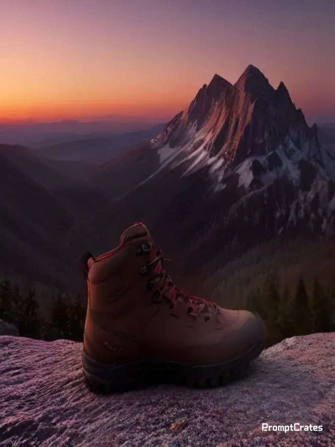 Leather Boots Sunset Peak