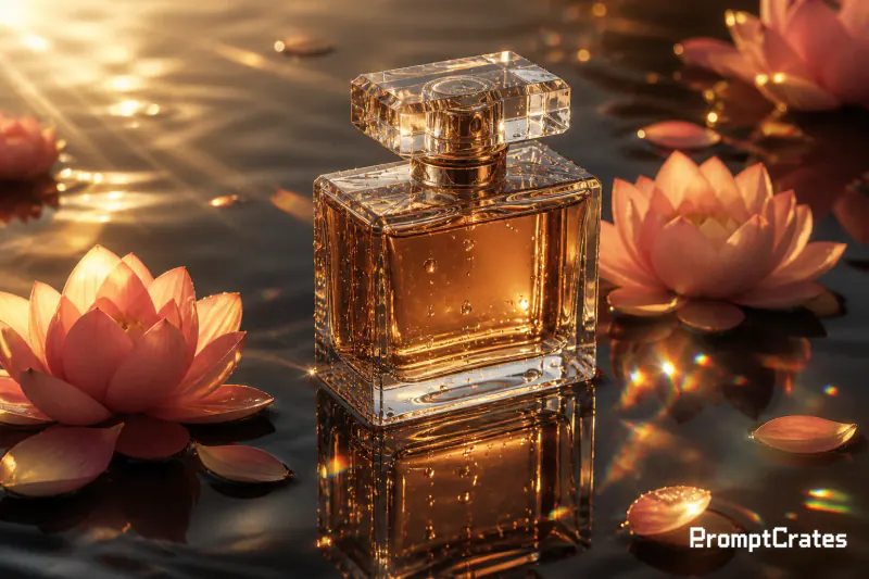 Lotus Amber on Water