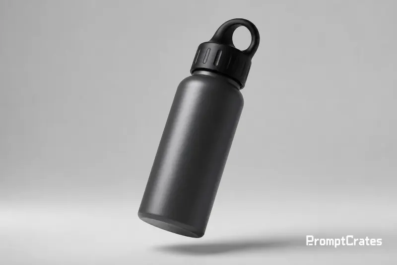 Matte Charcoal Sport Bottle