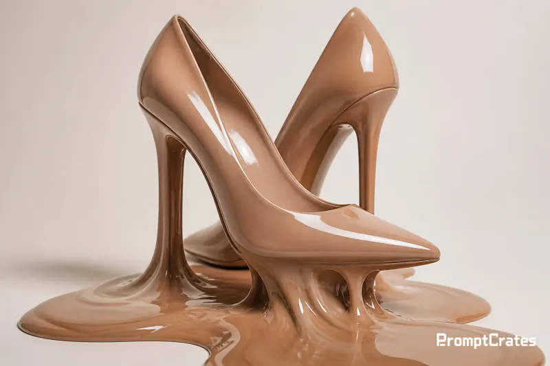 Melting Nude Stilettos