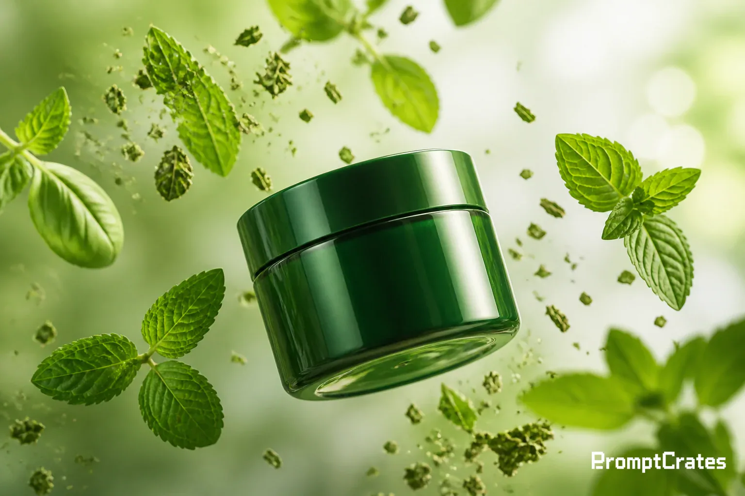 Mint Drift Emerald Jar