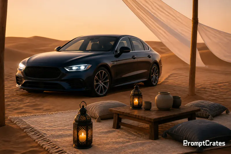 Navy Sedan Dune Picnic