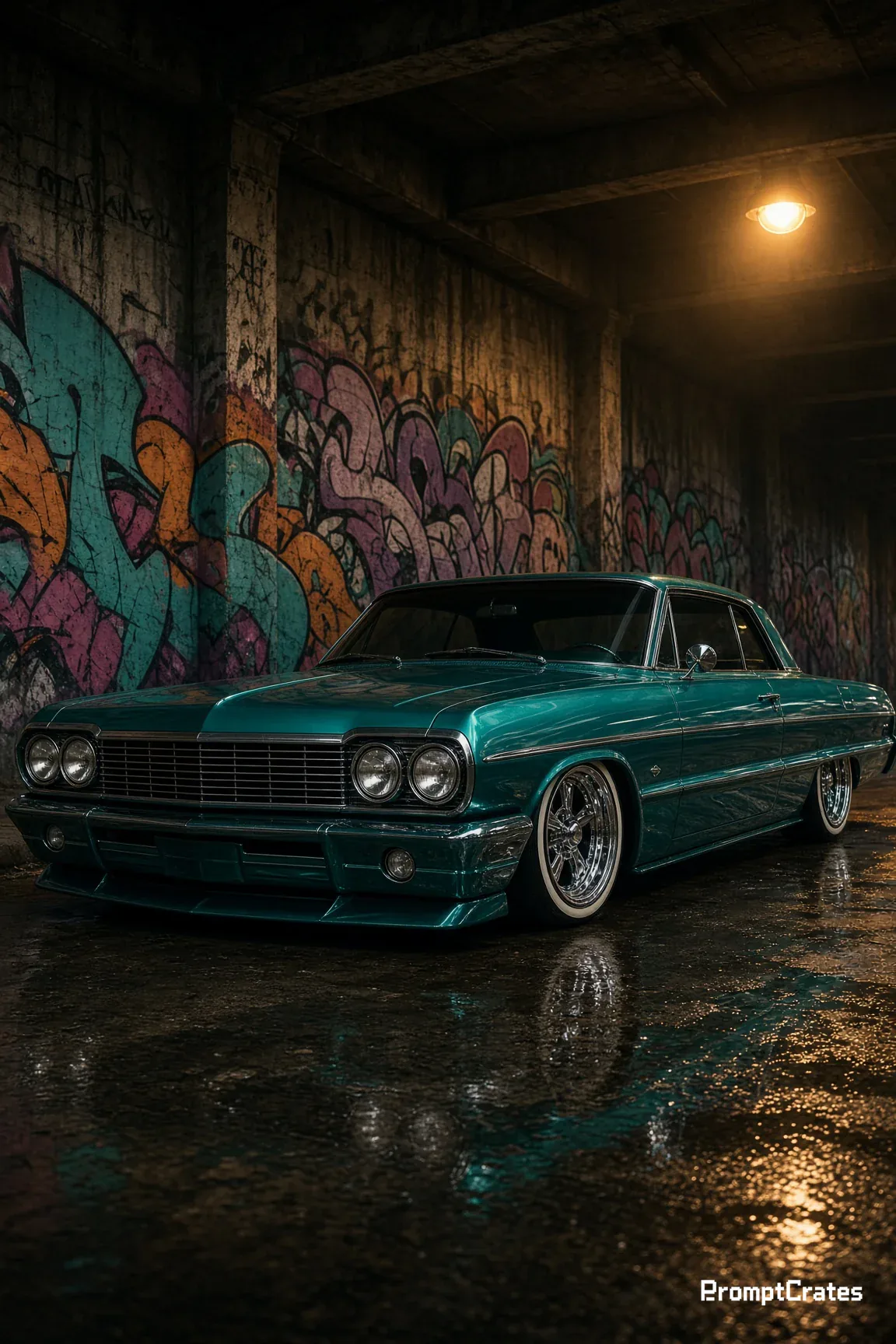 Nereid Underpass Teal Lowrider
