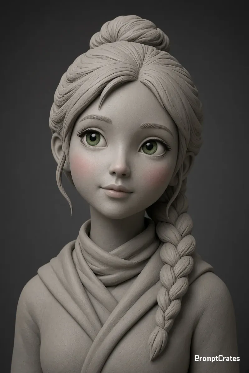 Nomi Gray Clay Bust