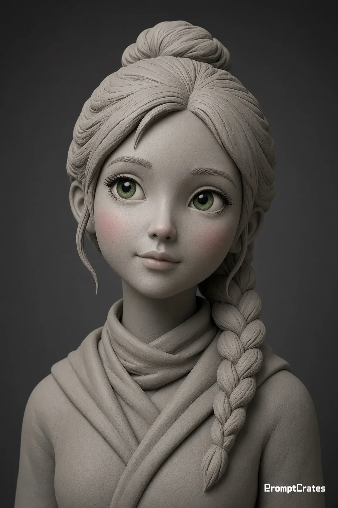 Nomi Gray Clay Bust