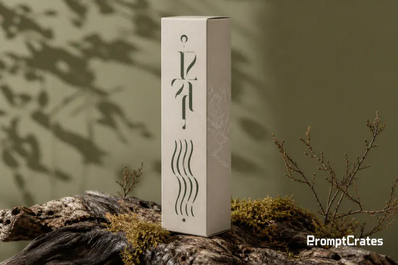 Organic Serum Box Mockup