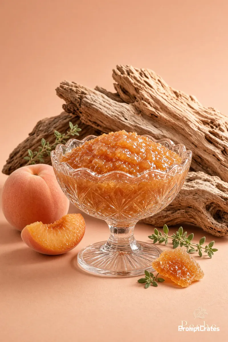 Peche Crystal Peach Dessert