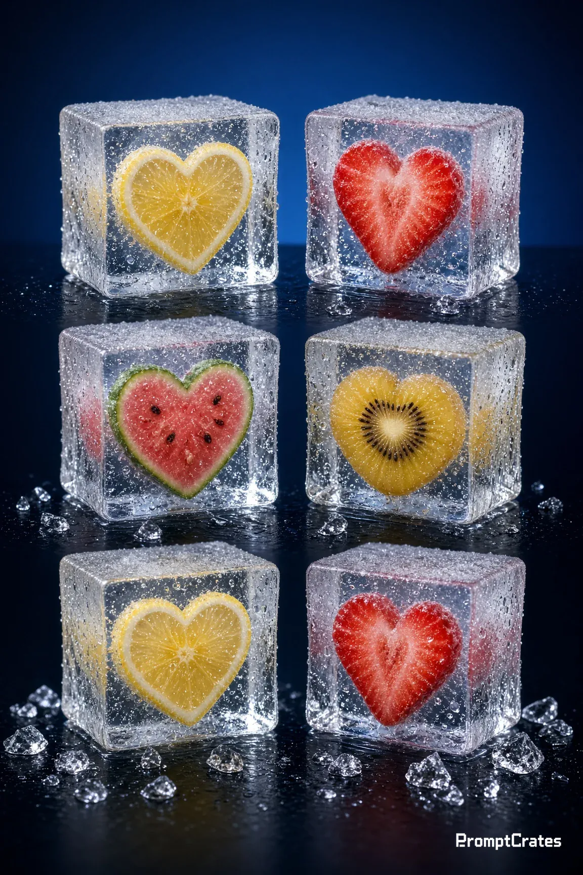 Peche Heart Ice Stack