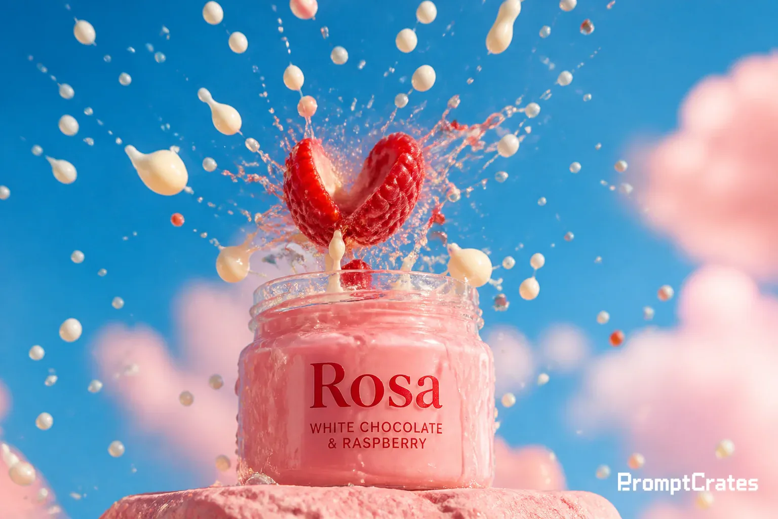 Rosa Raspberry Sky Jar