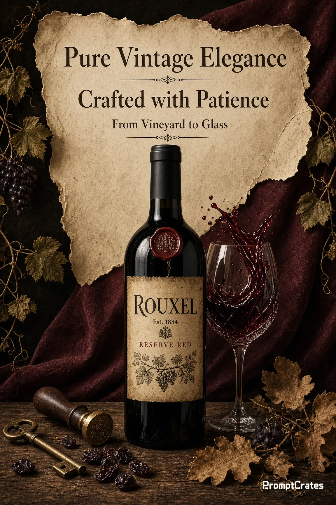 Rouxel Reserve Wine Poster
