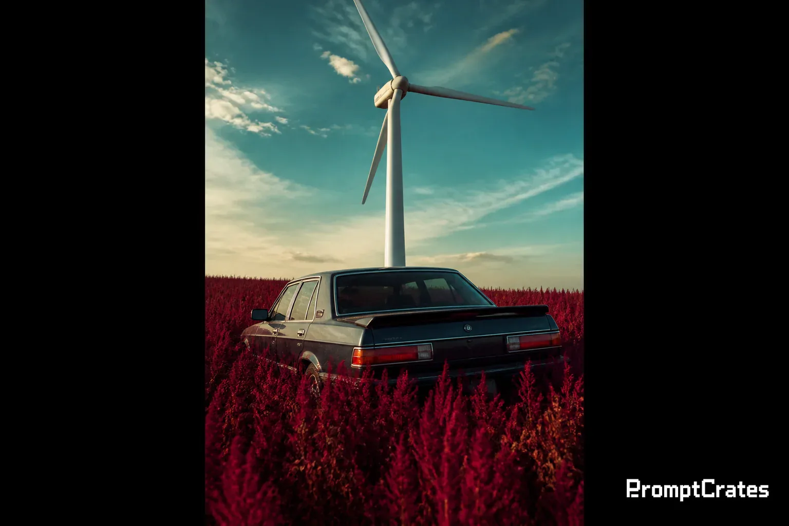 Sedan in a Crimson Field