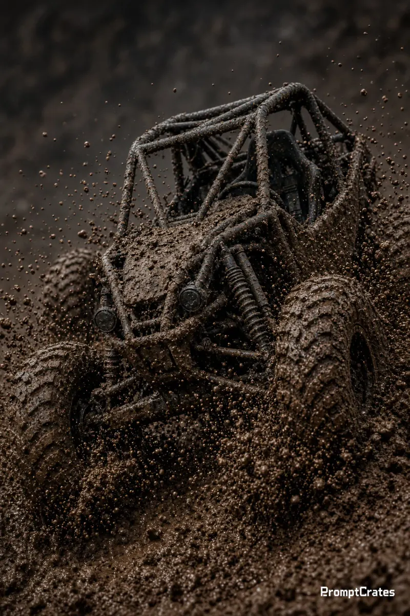 Silt Mud Trial Buggy Splash