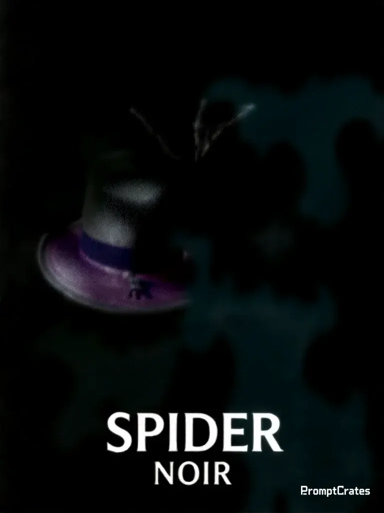 Spider Noir Fedora Poster
