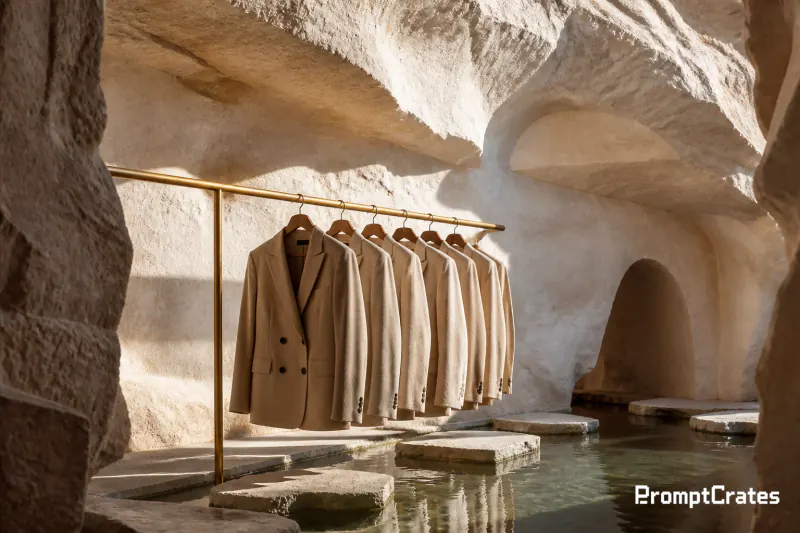 Stone Showroom Beige Blazers