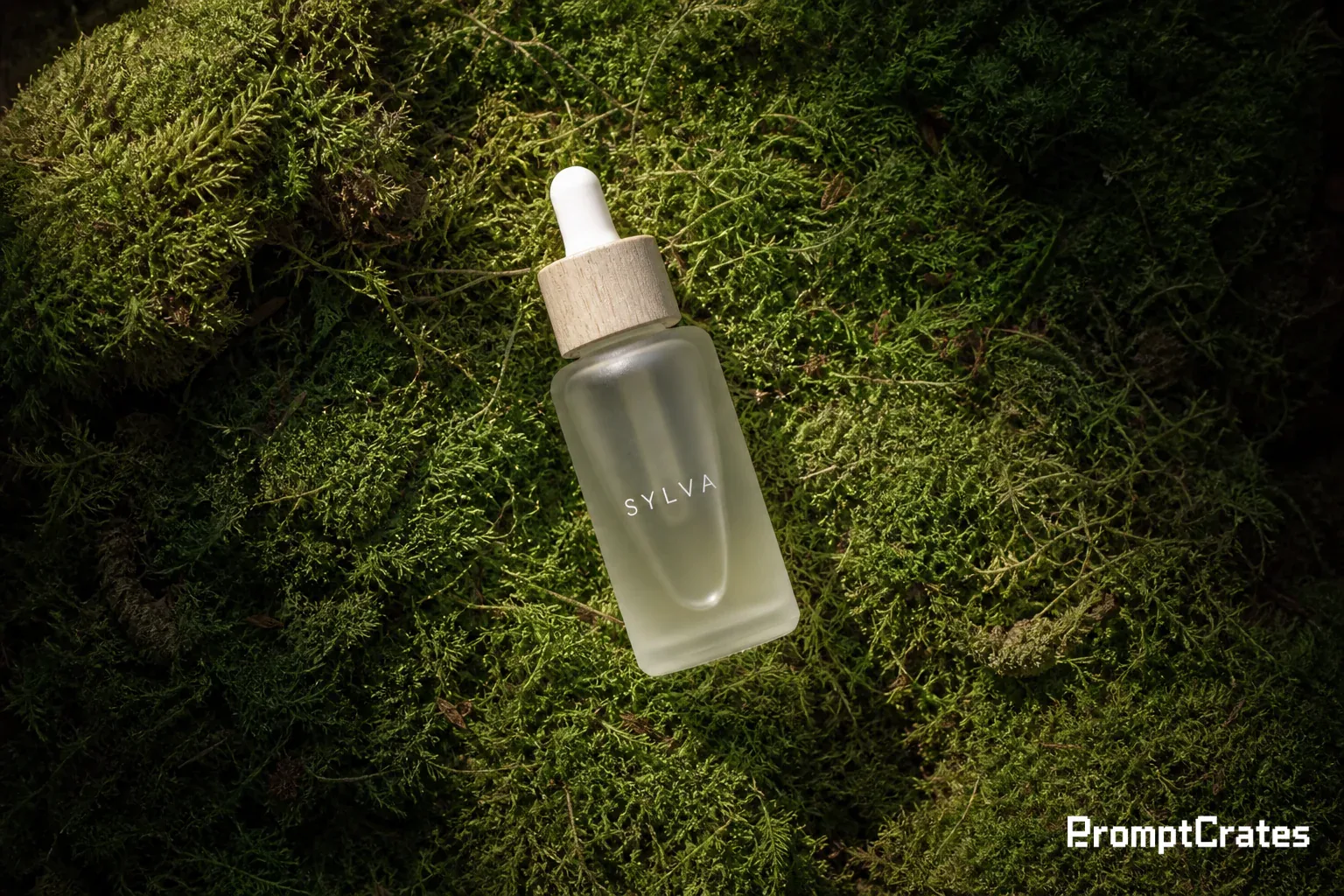 Frosted Dropper on Moss
