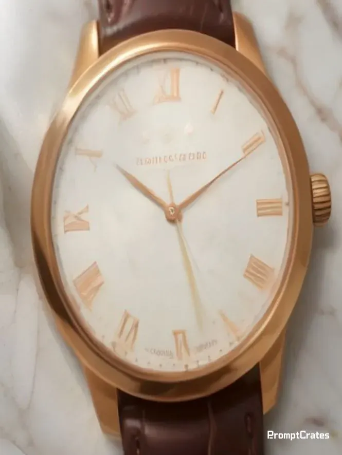 Thane Rose Gold Watch Ad