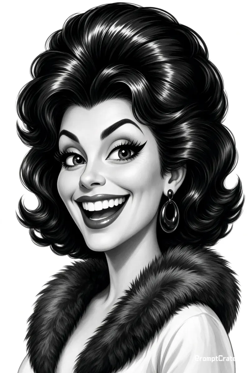 Vela Greyscale Bouffant