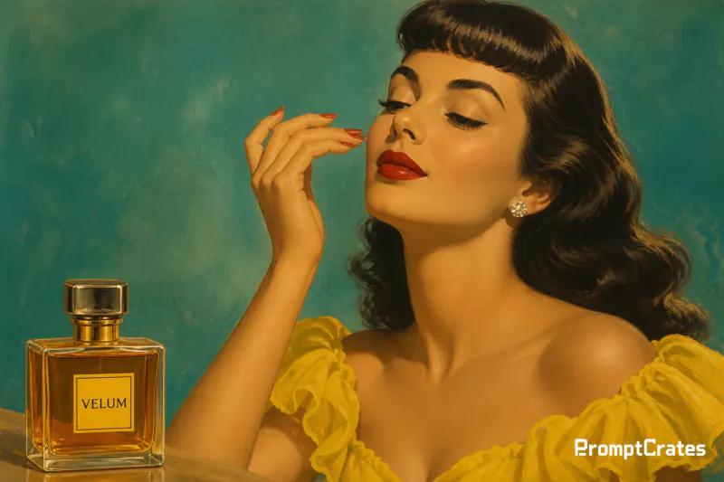 Velum Vintage Perfume Ad
