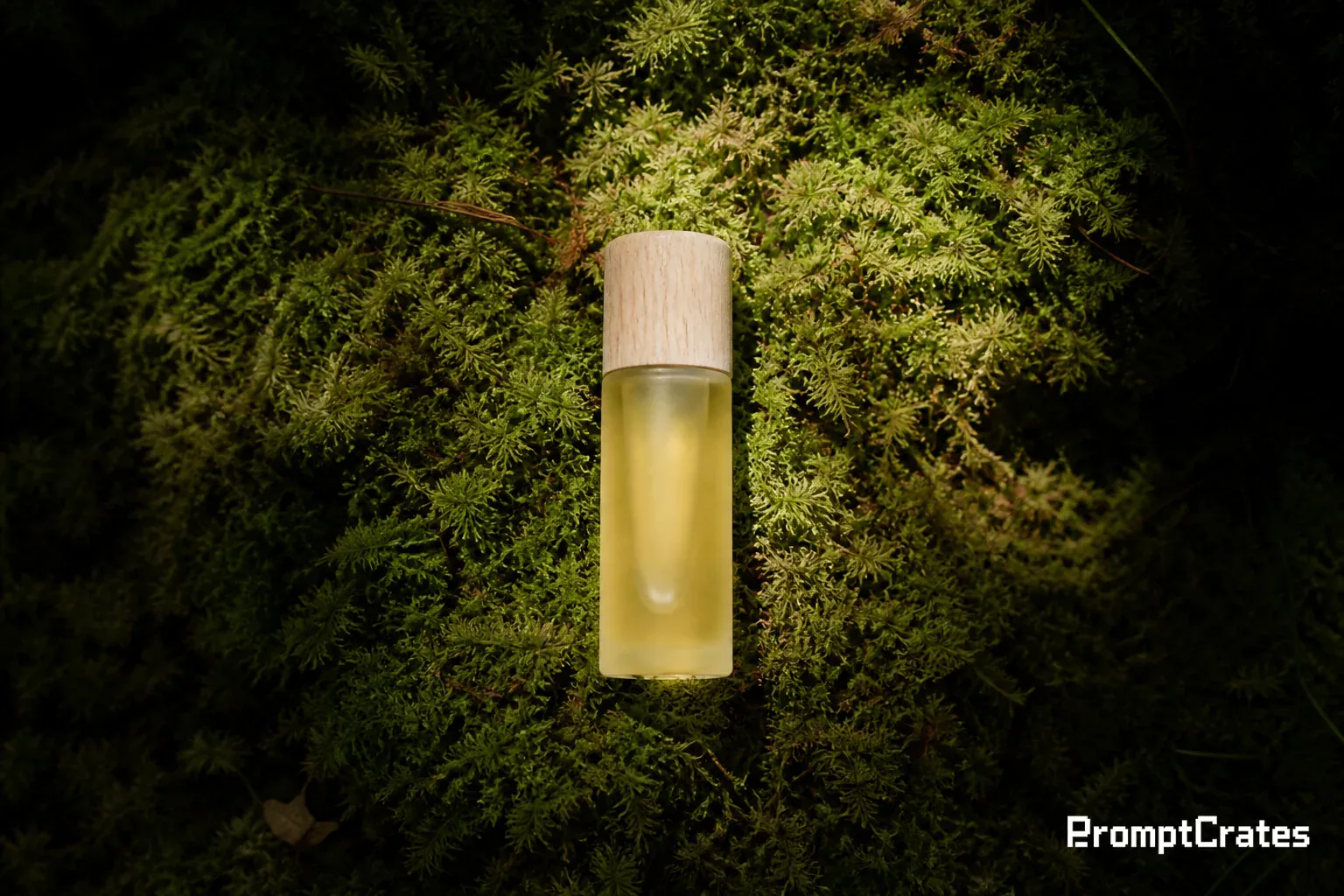 Woodcap Serum on Moss