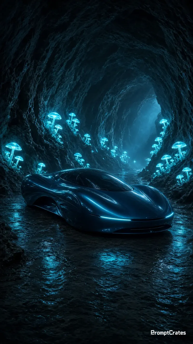 Xyla Biolume Cave Concept Car