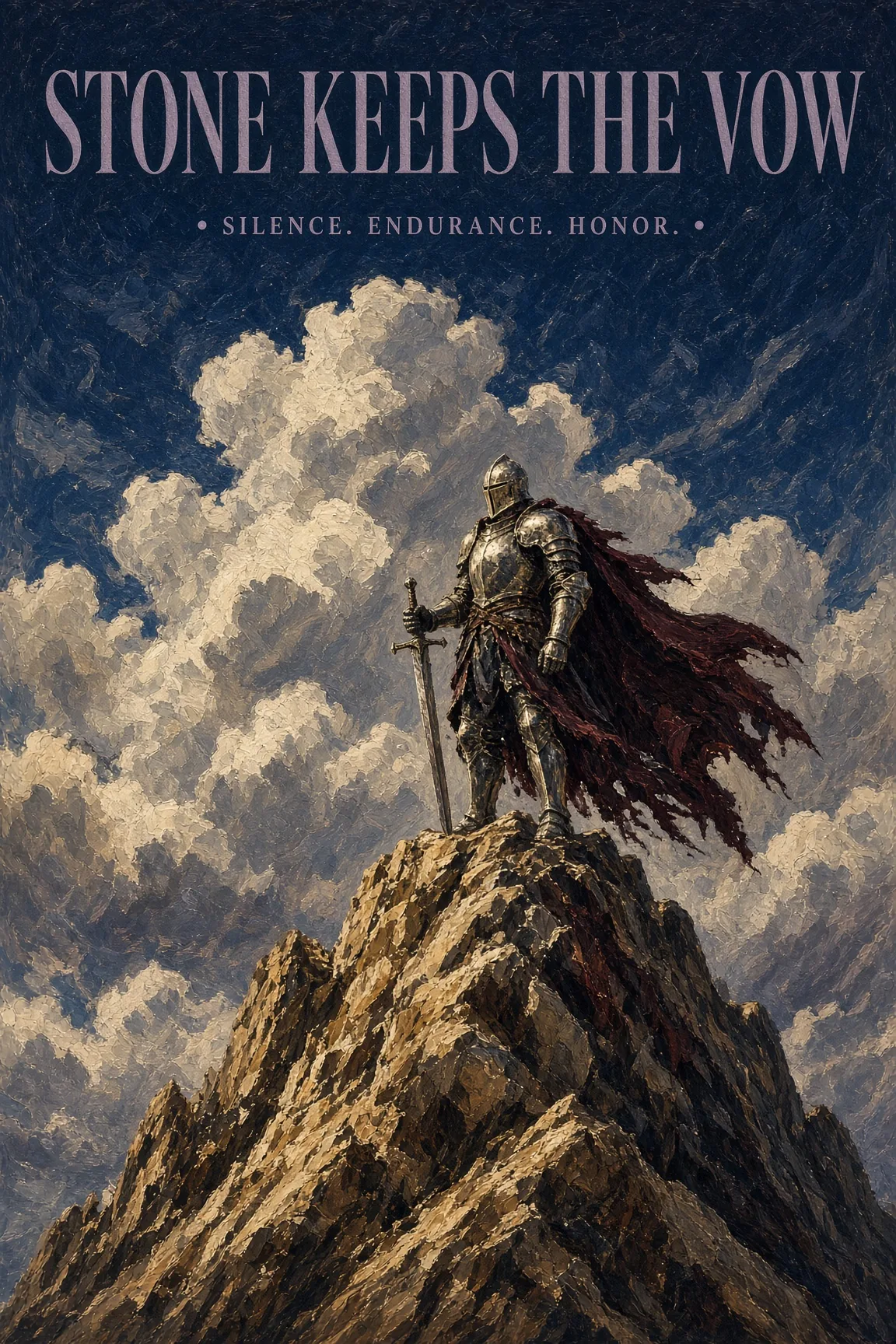 Armored Sentinel On The Windcut Peak