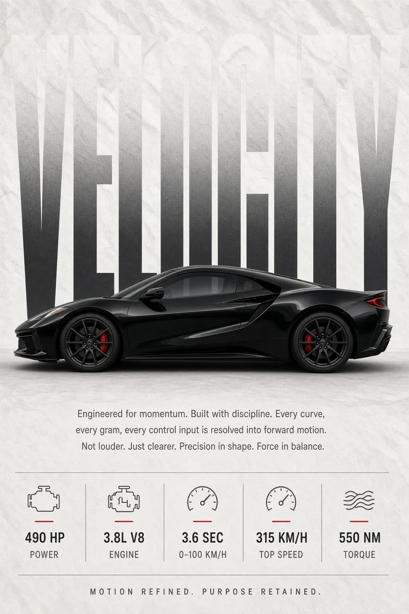 Charcoal Mid-Engine Spec Sheet