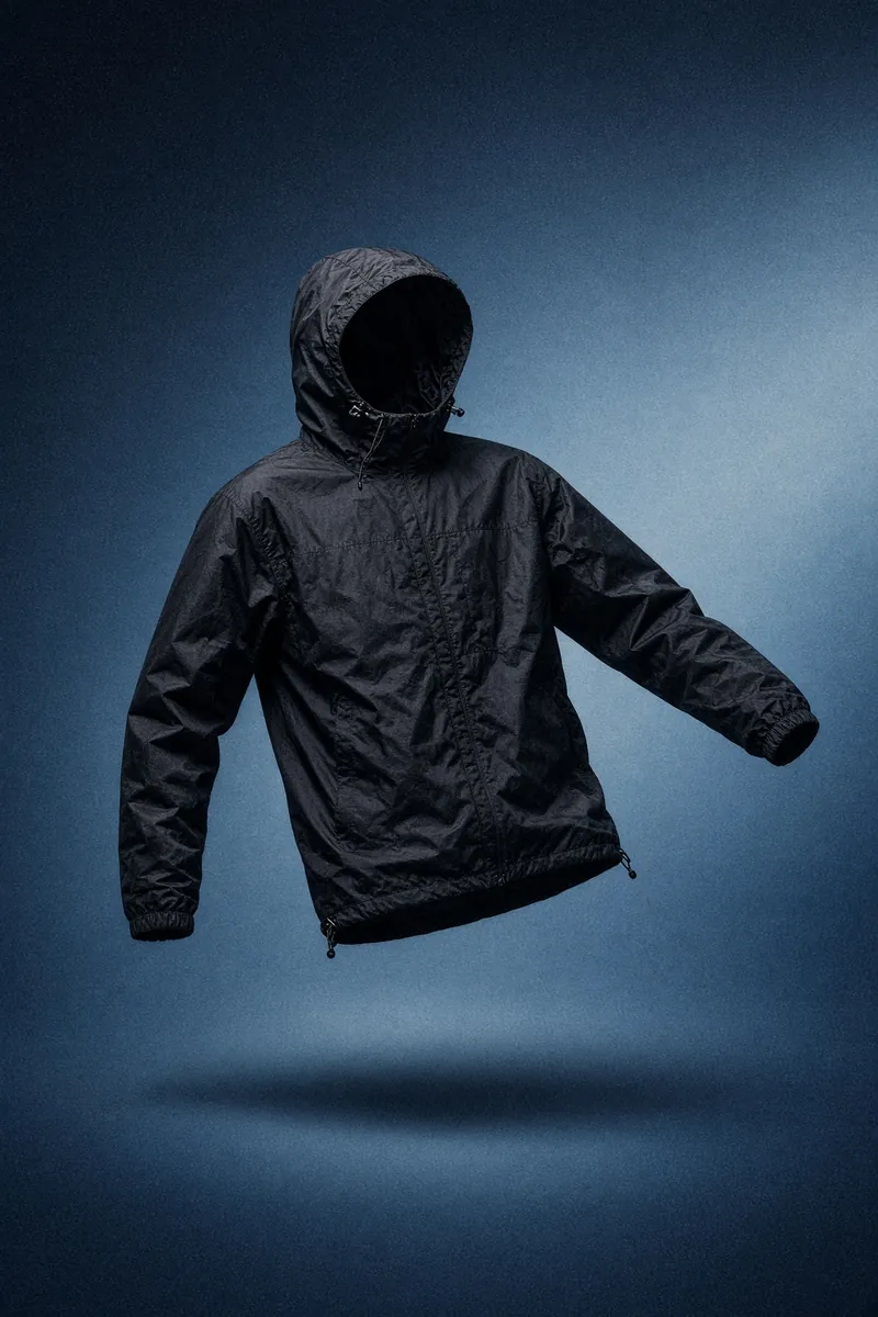 Black Technical Shell Blue Drift
