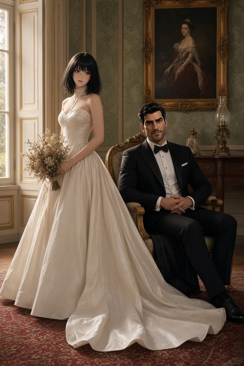 Estate Salon Bride Beside Groom