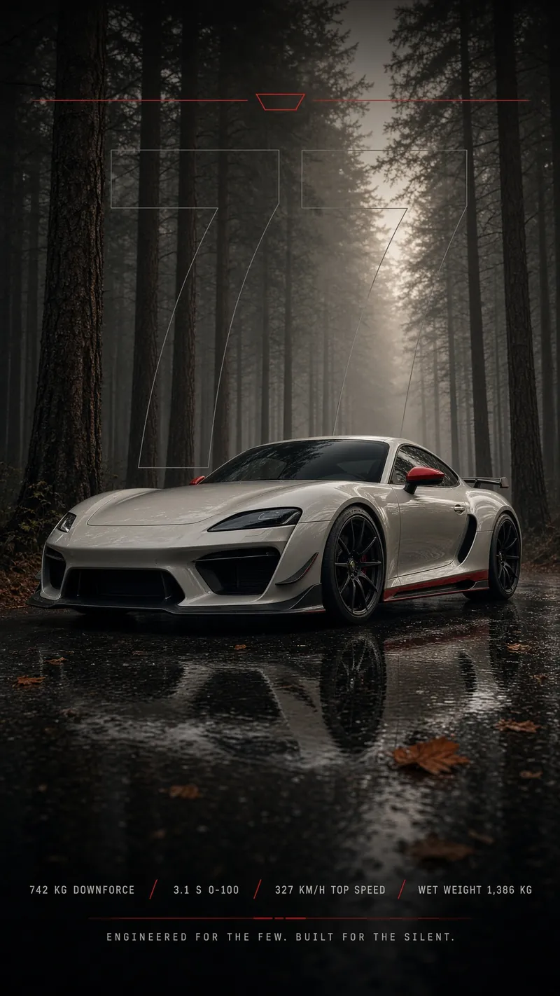 Mist Forest Light-Grey Coupe