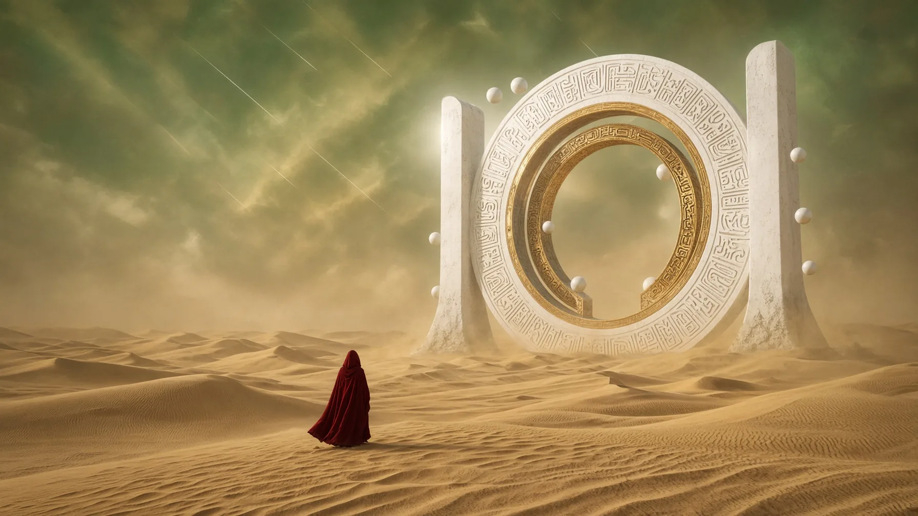 Scarlet Cloak Approaches The White Gate