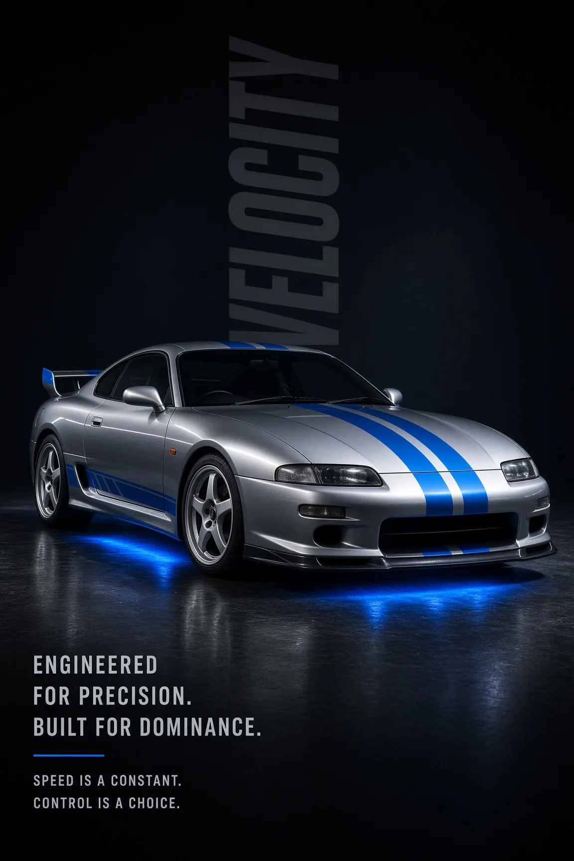 Silver Stripe Night Studio Coupe