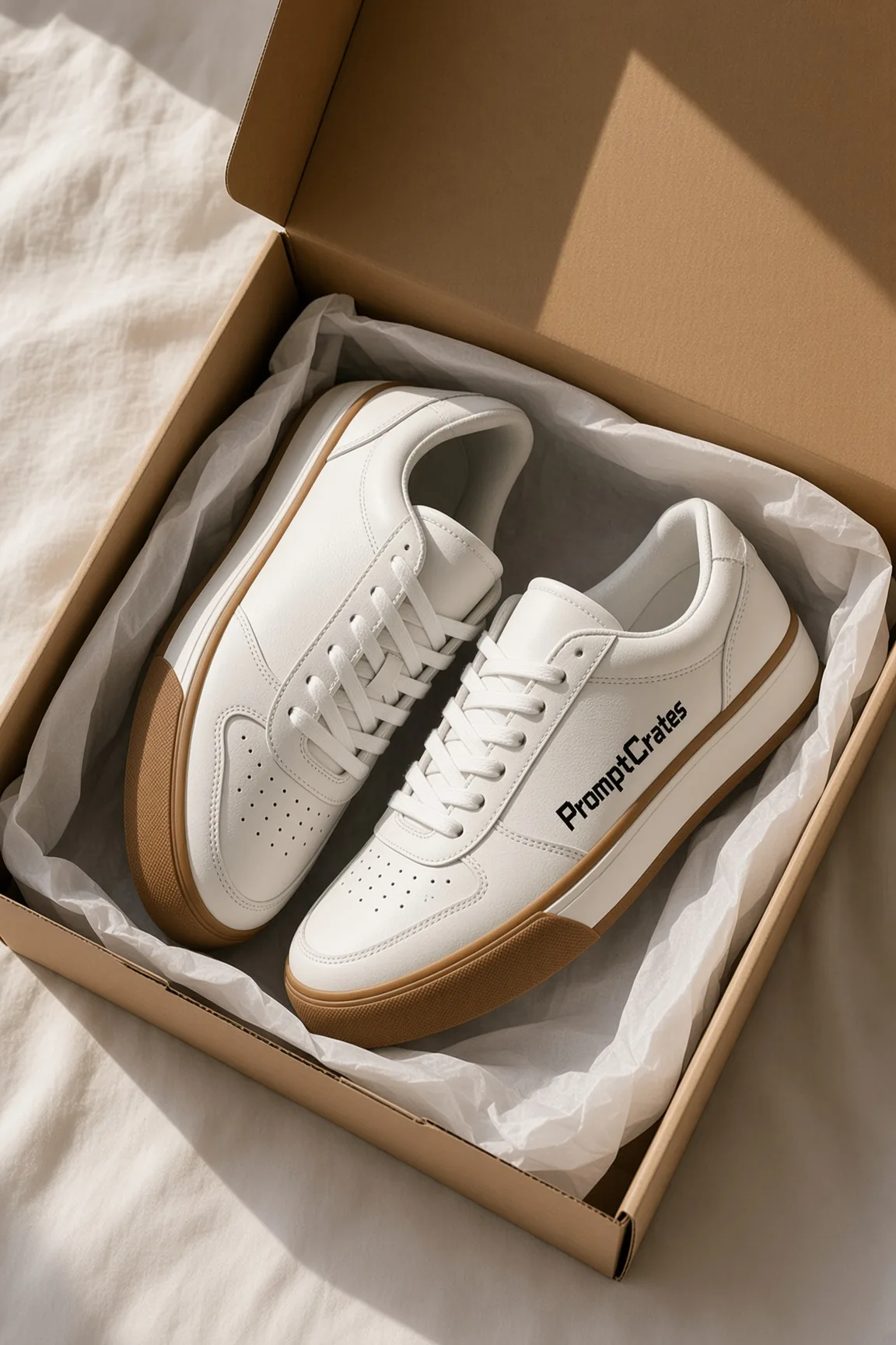 Tissue Box White Gum Court Pair